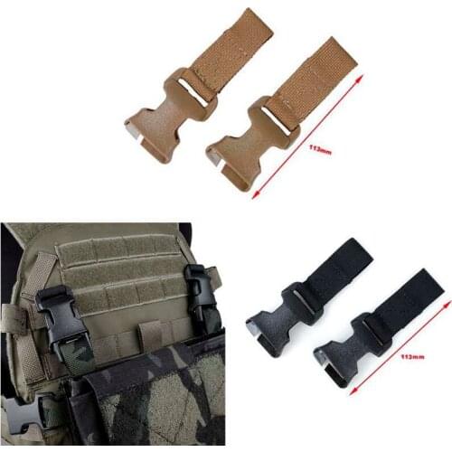 One Pair Tactical Vest Multifunctional Connecting Buckle set for Molle