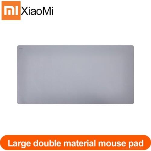 Original Xiaomi mijia Super Large Double Material Mouse Pad Leather Touch Natural Rubber Waterproof Anti-dirty Game Mouse Pad