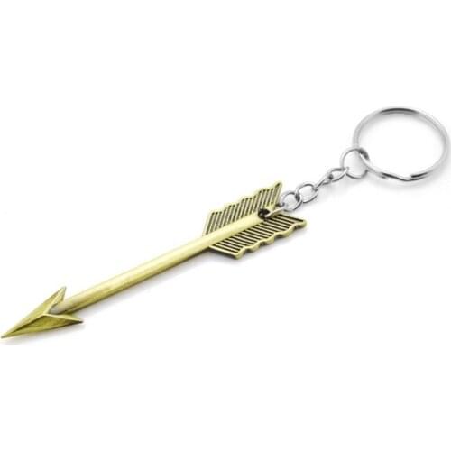 Original New fashion Alloy Sword key chain Bow and Arrow keychain novelty items Men gift Key Ring