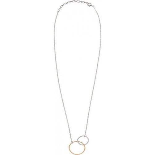 Unique Gold Double Circle Choker Necklace For Women Alloy Satement Charms Pendant Necklace Fashion Jewelry Bijous Femme