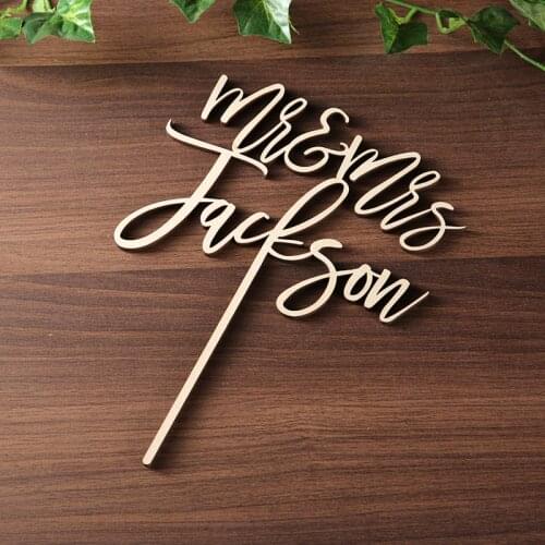 Personalized Mr and Mrs Cake Toppers for Wedding Custom Cake Topper Cake Topper Birthday Cake Topper for Anniversary Decoration