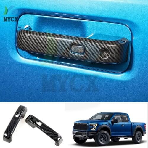 Fit for Ford Raptor F-150 2017 2018 2019 2020 Car Accessories ABS Car Side Wing Fender Air Guide Vents Frame Trim 2pcs