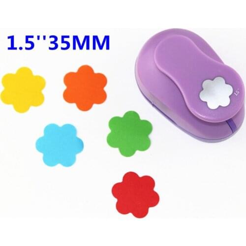 38mm Embossing device Flowers paper cutter crafts scrapbook kid child craft tool diy hole punches cortador de papel S2934-6