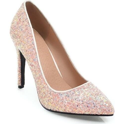 Age season 2018 new sexy stilettos ultra-high 43 womens shoes with shallow mouth 40-18119