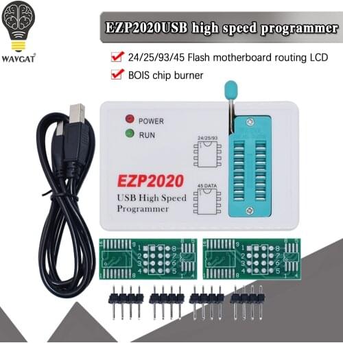 WAVGAT EZP2020 High Speed USB SPI Programmer Better than EZP2013 EZP2010 2011Support 24 25 26 93 EEPROM 25 Flash Bios