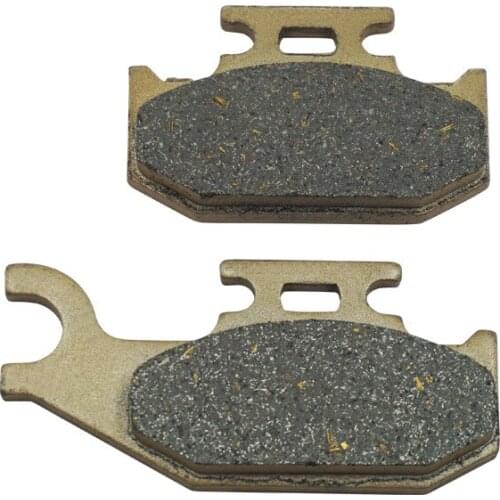1 Pair Motorcycle Front and Rear Brake Pads Brake Pad Set Can Am MaxQuestFrontRearSemi Metalli For gas scooter Moped E-bicycle