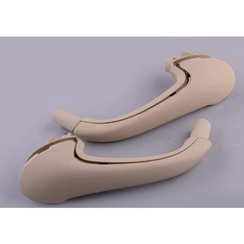 1 Pair Front Door Pull Handle Beige Fit For Mercedes Benz W203 C-Class 2003 2004 2005 2006 2007 20381015511434 20381016511434