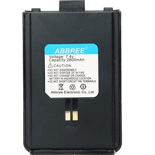 Abbree AR-F8 Li-ion High Capacity Battery 7.4V 2800mAh For Abbree Walkie Talkie AR-F8 Ham Two Way Radio AR F8