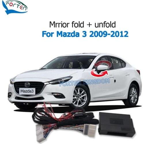 Forten Kingdom Car Side Auto Rear Mirror Folding System Module For Mazda 3 2009-2012 Rear View Mirror fold unfold