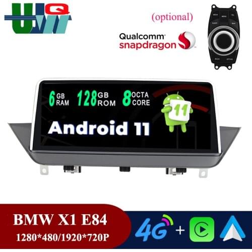UJQW 10.25" Android 11 Car Dvd player 6G ROM 128G RAM IPS Screen for BMW X1 E84 2009~2015 BT 5.0 GPS Navigation Wifi Multimedia