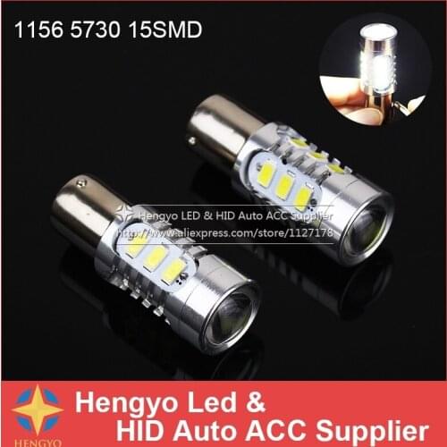Car led Lights 1156 BA15S 1141 Led Light 12V 7.5W 5730 15smd LED Rear Lights Trunk Lamp Brake Lights Parking Lamp External Leds