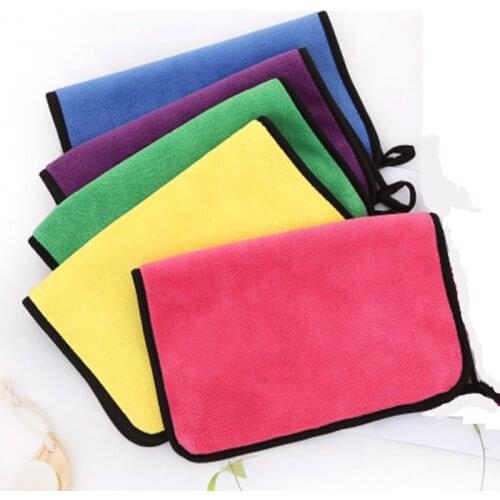 Car Wash Microfiber Towel Super Absorbent Cleaning Cloth Coral Fleece Special Decontaminate Automobile Rag for Auto Maintenance