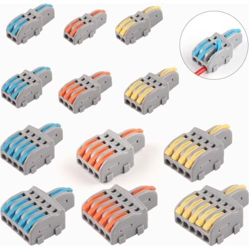 Quick Wiring Connector 1 In Multiple Out Electrical Splitter Wire Connector Can Combined Butt Home Light Wiring Connectors