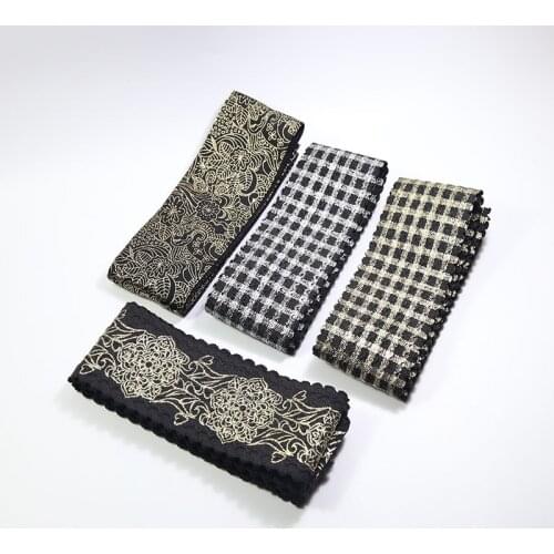 Printing Black Elastic Bands 60MM Elastic Ribbon Clothing Bags Trousers Elastic Rubber DIY Sewing Accessories rubber band