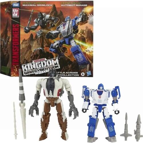 Transformers Generations Kingdom Battle Across Time Collection Deluxe WFC-K40 Autobot Mirage Maximal Grimlock Action Figure Toy