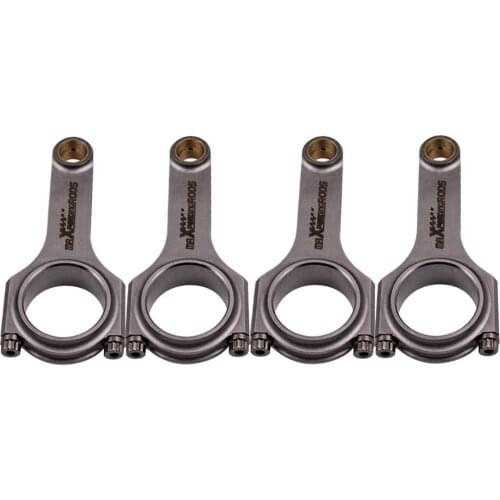 Rods for Mitsubishi Mirage 1.8L 4G93 4340 Steel Connecting Rods 4G93 133.5mm 19mm pin ARP2000 Bolts Floating Crankshaft EN24