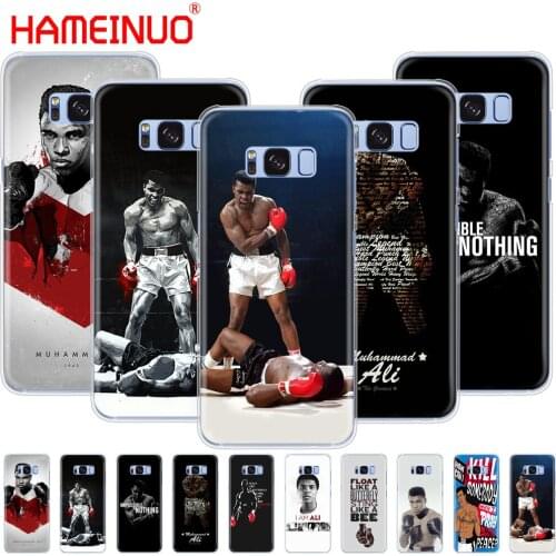 HAMEINUO Muhammad Ali boxing champion cell phone case cover for Samsung Galaxy S9 S7 edge PLUS S8 S6 S5 S4 S3 MINI
