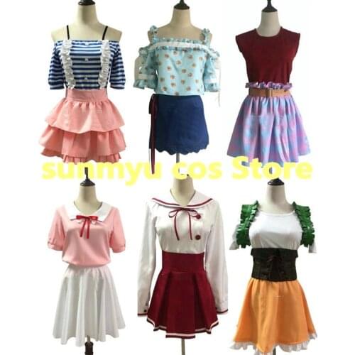 Rent A Girlfriend Kanojo Okarishimasu Mizuhara Chizuru Nanami Mami Sakurasawa Sumi Cosplay Costume,Custom Size Customize