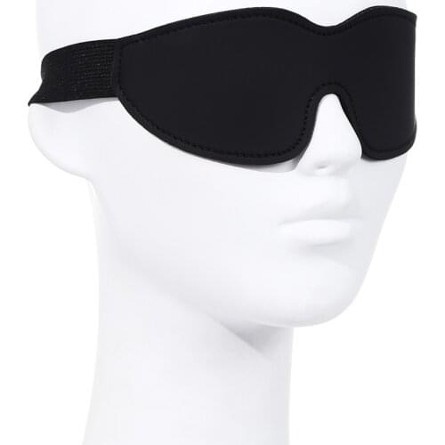 Japanese Style Accessories of Leather Cute Eye Mask with Elastic Strap for Men Women Fetish Bdsm Bondage Flirt Intimacy Goods