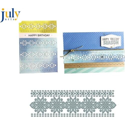 Julyarts Lace Edges Borders Metal Cutting Dies Stanzschablonen Stansen En Cutting Dies Voor Kaarten Wykrojniki Scrapbooking