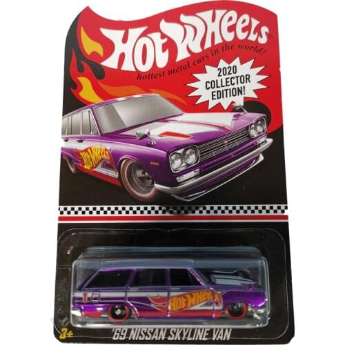 Hot Wheels Car 2020 Collector Edition 69 NISSAN SKYLINE VAN Metal Diecast Cars Kids Toys Vehicle For Gift