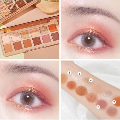 Eyeshadow Palette High Pigmented Matte and Shimmer Colourful Eyeshadow Palette For Girl Women SANA889