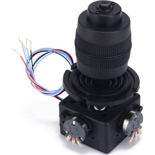 Plastic 4-Axis Joystick Potentiometer Button For JH-D400X-R4 10K 4D Black With Wire Automatization Machine Control
