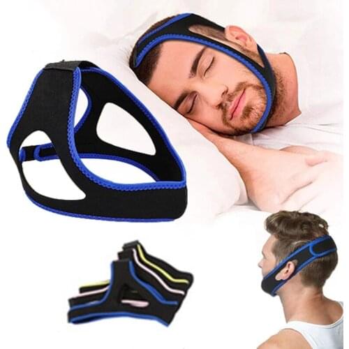 Anti Snoring Chin Strap Prevent Snore Stop Snoring Jaw Belt Sleep Support for Woman Man Auto Help Health Care Sleeping Tools