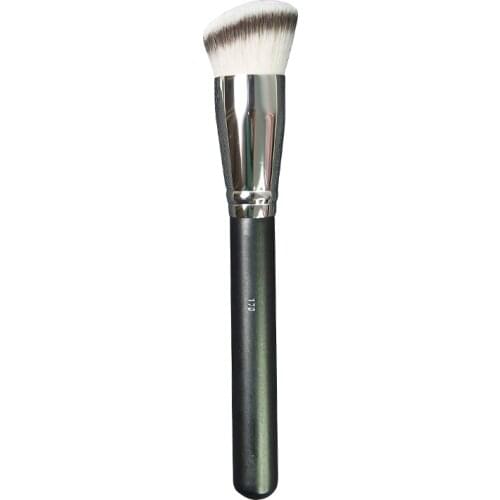 High Quality Wood Copper Handle #170 Angled Round Head Foundation Brush Contour BB Cream Make up Brush #270S Concealer Brush
