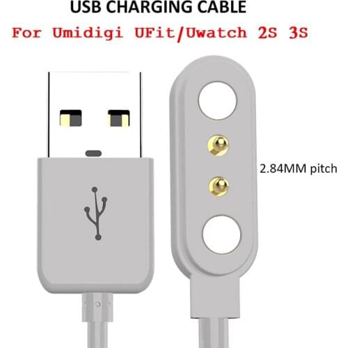 Charging Cable For Umidigi Uwatch 2S 3S Smart Watch Charger For Umidigi UFit Magnetic Cable 2.84mm Universal Wireless Adapter