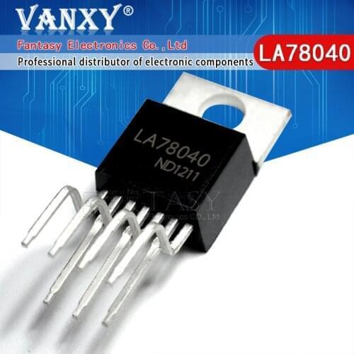 100PCS LA78040 TO-220 78040 TO220 UTC78040 D78040 LA78040B LA78040N TO220-7