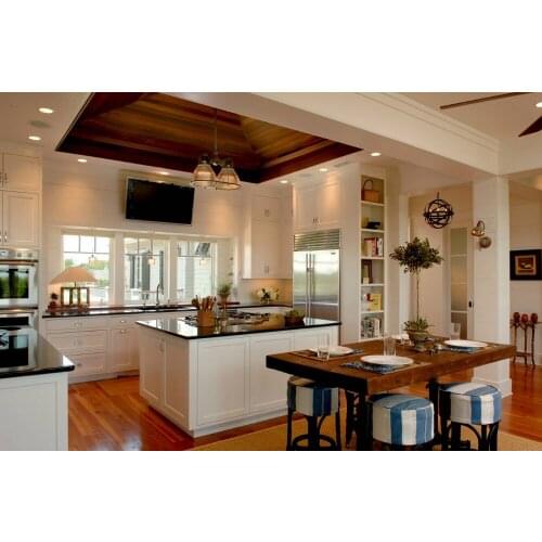 2017 solid wood kitchen cabinets retail wholesales customized made white color traditional wooden cabinets S1606130