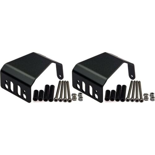 Silver Black Aluminum Skid Plate Assembly for Axial SCX10 1:10 RC Car Crawler Axle