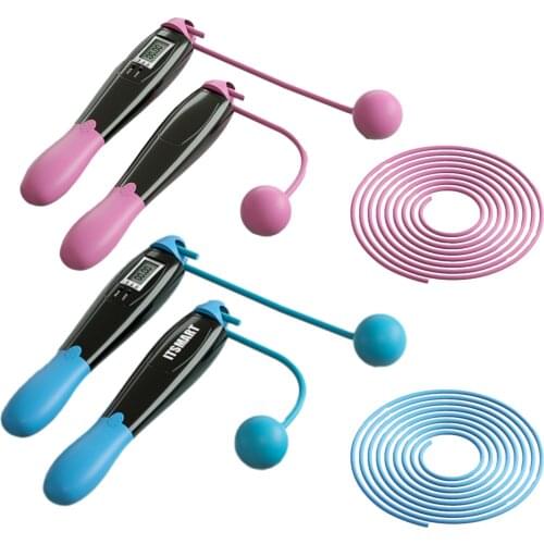 Cordless Jump Ropes Smart Electronic Digital Skip Rope Digital Skipping Rope With Calorie Counter For Fitness Sport