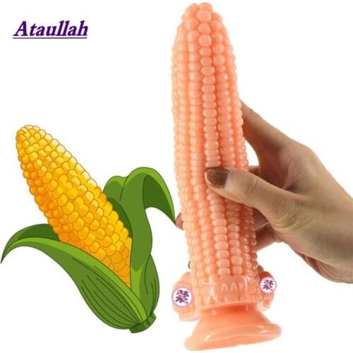 Big Long Corn Dildo Realistic Anal Huge Dildos for Women Gay Men Suction Cup Giant Dildo Sex Toys for Adult ST218