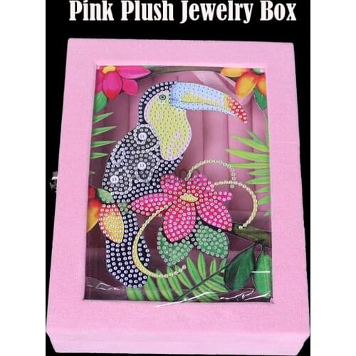 DIY 5D Mosaic Rhinestone Jewelry Storage Box Special Shape Diamond Resin Painting Kit Jewelry Organize Case Holder Gifts