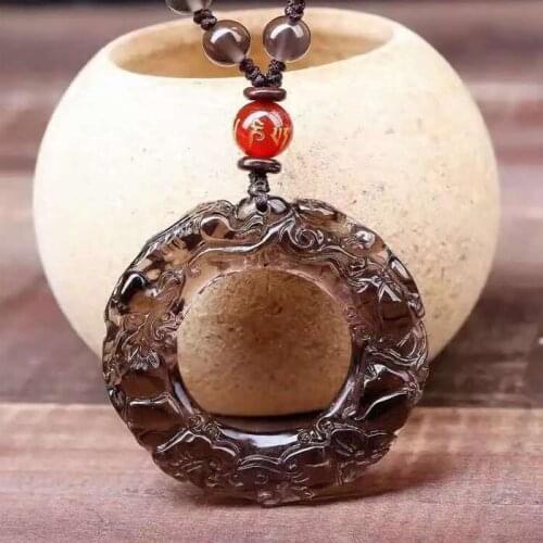 Drop Shipping Ice Obsidian Dragon Pendant Necklace Lucky Pendants Necklace Pendant Women Men Jade Jewelry