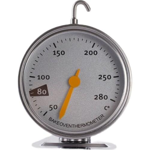 Lucas Stainless Steel Oven Thermometer, Physical Induction For Electric Oven Or Gas Oven Temperature1, Silver
