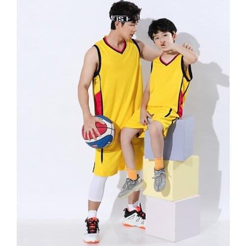 Breathable Basketball Set Big Size Custom Family Team Jersey Basketball Jerseys Sports Suits DIY Customized Training suits Wear