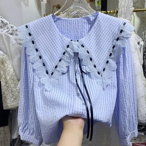 Fafallduo Women's Blue Shirts