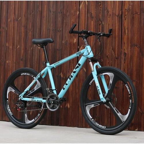 24 Inch Mountain Bike Male And Female Students Integrated Wheel Variable Speed Off Road Absorption Double Disc Brake Race Adult