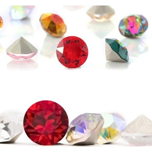 5mm Green glass crystal Emerald Round stone strass rhinestones crystal hotfix diy crystal stone for crafts clothes gems decorati