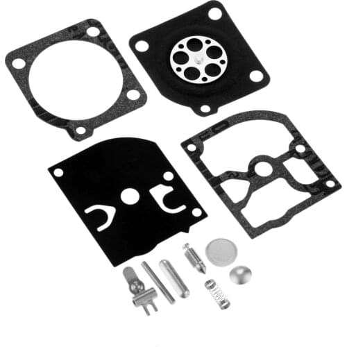 1 Set Carburetor Carb Repair Rebuild Gasket Kit for Husqvarna 136 137 141 142 Chainsaw Trimmer Parts Replace ZAMA RB-137