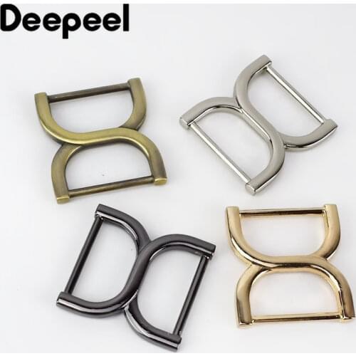 Deepeel 25mm Square Bag Buckles Shoes Garment Belt Clasp Connectors Handbag Strap Adjuster Snap Hooks DIY Accessories BF188