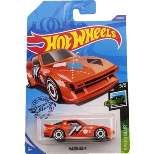 2020-130 HOT WHEELS car 1/64 MAZDA RX-7 Collection Metal Die-cast Simulation Model Cars Toys