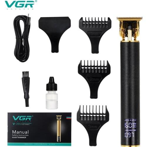VGR T9 Electric Hair Trimmer Cordless Shaver Beard Trimmer Professional Electric Shaver Men Barber Hair Cutting Machine For Men