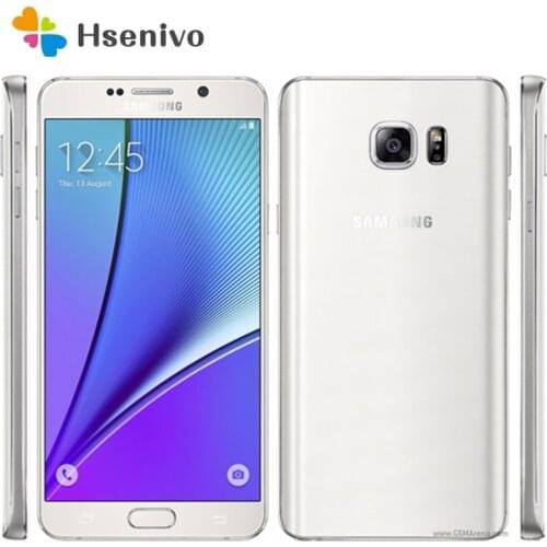 Samsung Galaxy Note5 (USA) N920P Refurbished-Original N920R Fast charging Wi-Fi 3000 mAh Bluetooth Android cell phone GPS phone