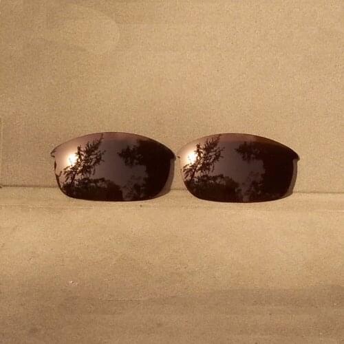 Polarized Brown Replacement Lenses for Flak Jacket Frame 100% UVA & UVB Anti-Reflective