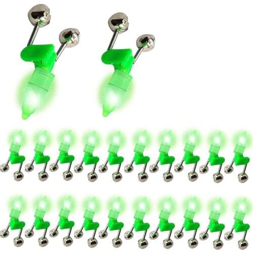 Fishing Bite Alarm Night Fishing Rod Bell with Dual Ring Bells Fishing Accessories Bait Alarm Bell Rod Clip Tip for Fishing