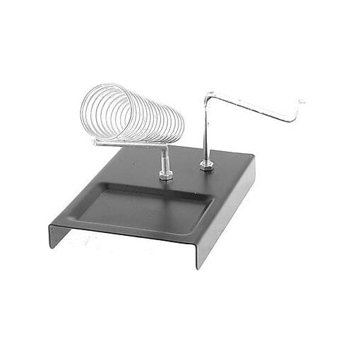 Replacement Soldering Iron Benchtop Metal Stand Holder + Black Base